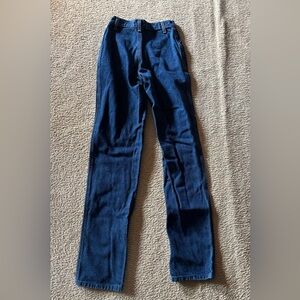 High Rise Blue Jeans